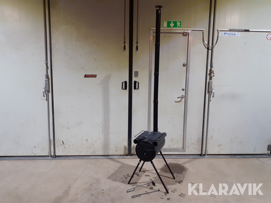 Kamin Ved-eldad Bärbar