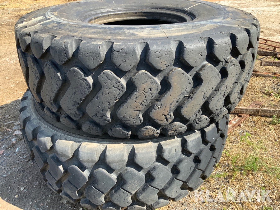 Lastmaskin däck 2st Michelin 20,5/25