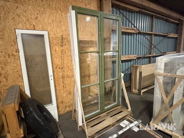 Altandörr / Pardörr 1 st Elitfönster Retro 1180 x 2170