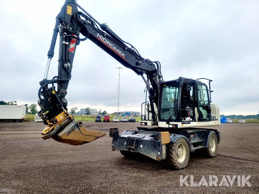 Hjulgrävare Hidromek 140W-3B med grävsystem