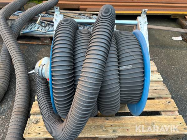 Slangupprullare för avgasutsugslang