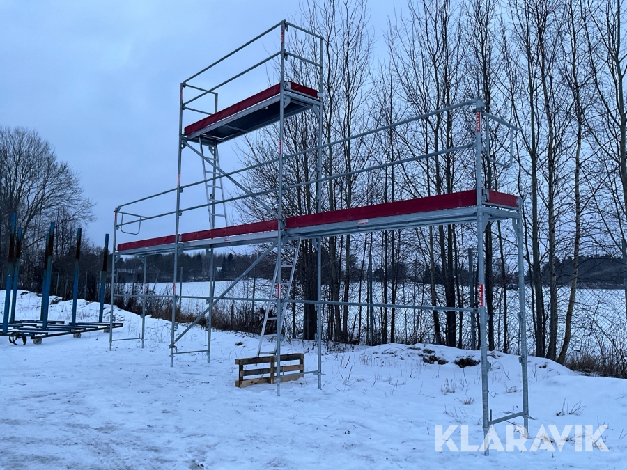 Byggställning 9x4 med gaveltopp (ny)