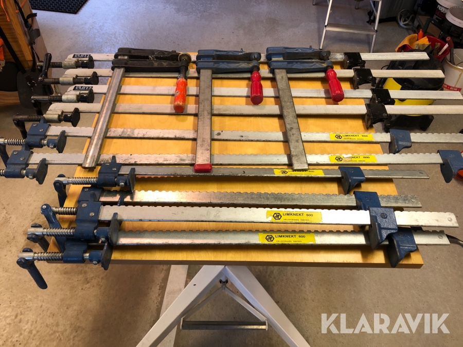 Limknektar och skruvtvingar JF Hälleforsnäs/Luna