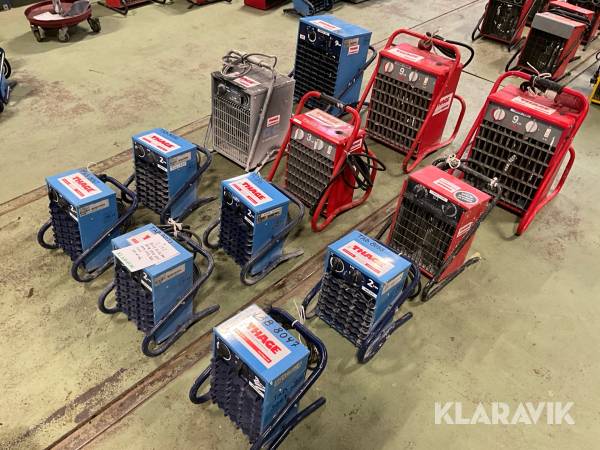 Fläktar 12st El-björn, Frico, AC