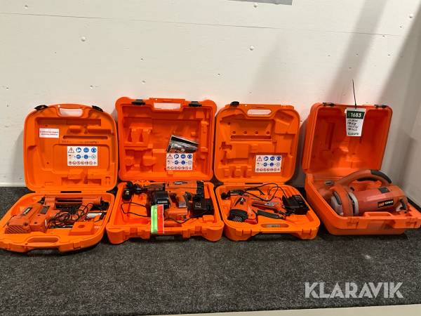 Dyckertpistol, spikpistol, spårfräs Paslode, Spit IM50 F18, IM45 CW, D90