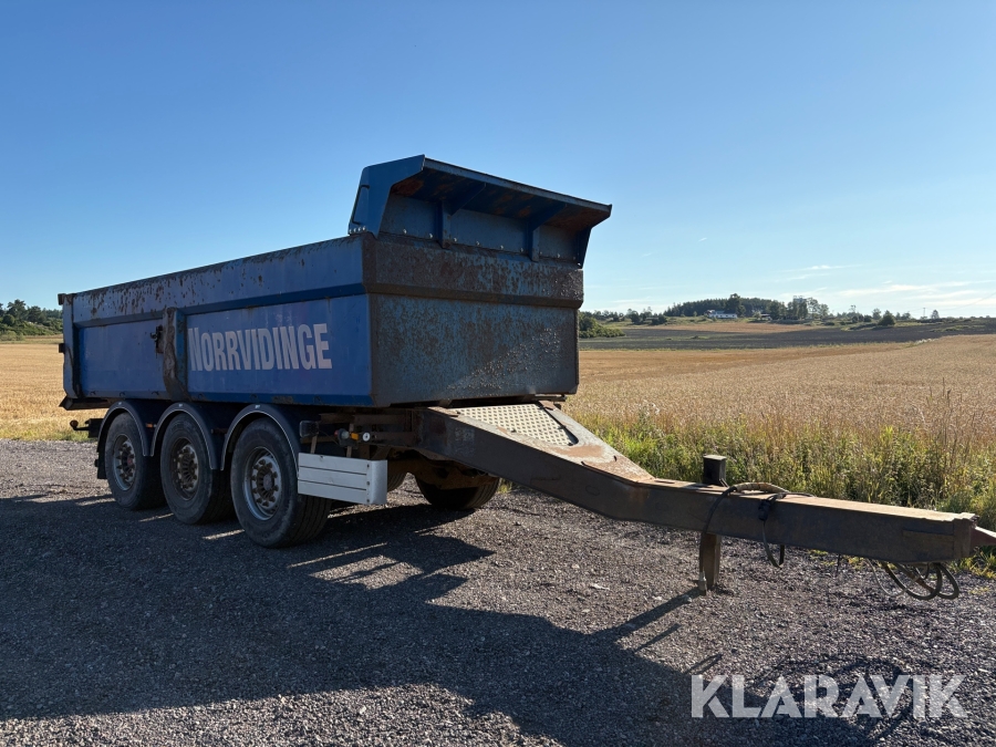 Tippkärra Vlc-släp 3-axlad