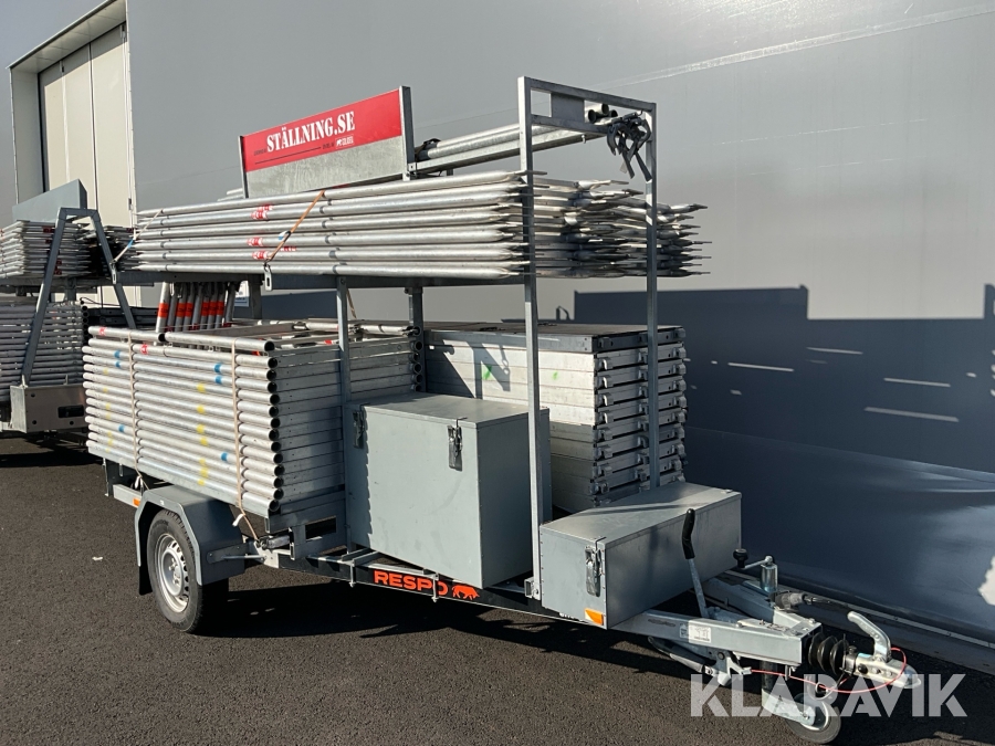 Ställningssläp Respo 1350 S 60 kvm