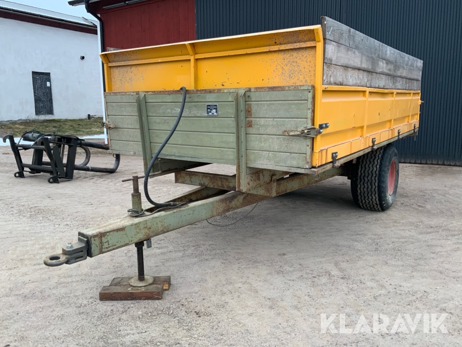 Traktorkärra Bredöl med tipp 4ton