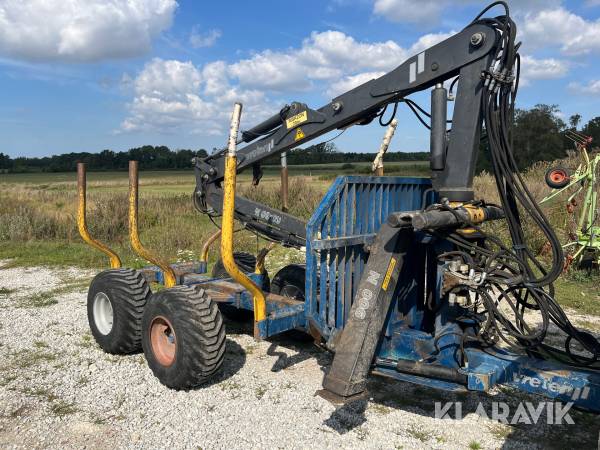 Skogsvagn Vreten 900N med 60-30N kran