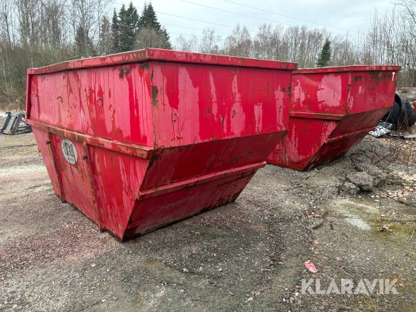 Liftdumpercontainer 2 st