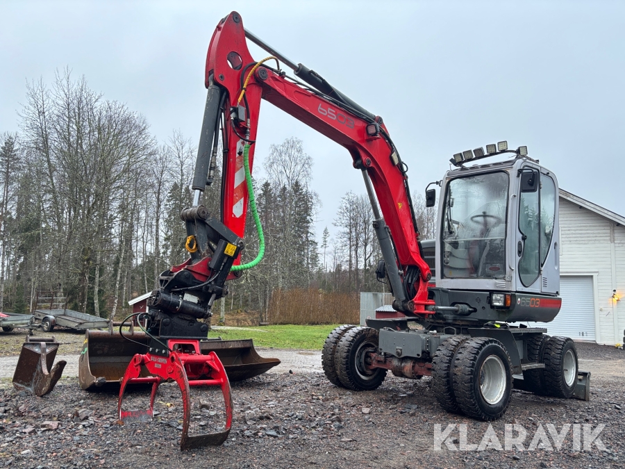 Grävmaskin Neuson 6503 WD inkl redskap