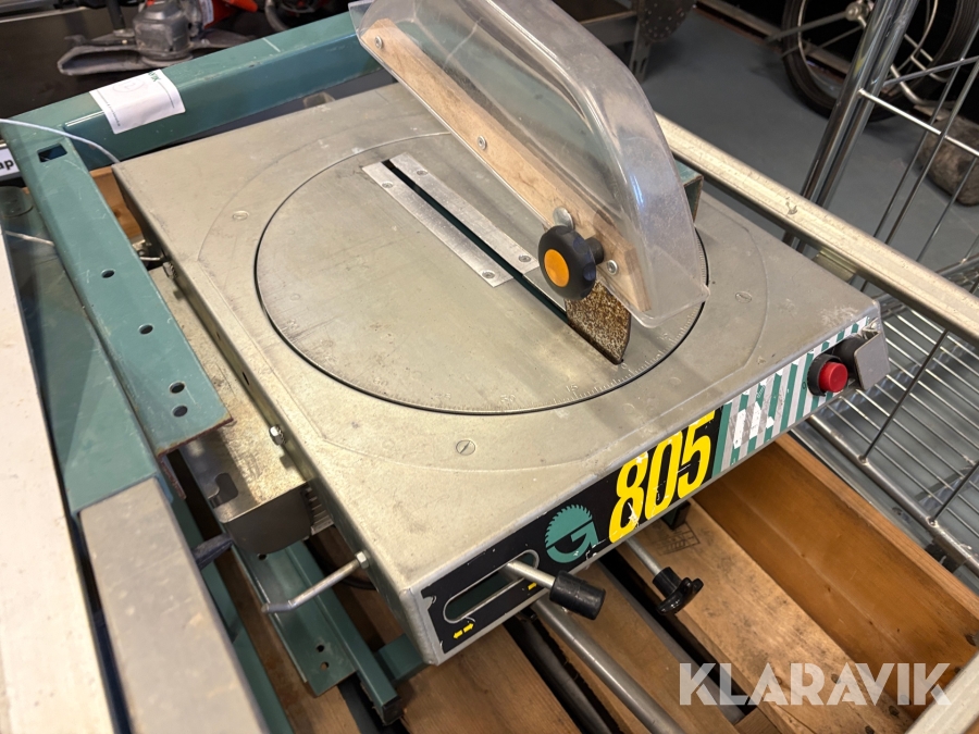 Kap & gersåg Gersågen 805 med bord och rullbord