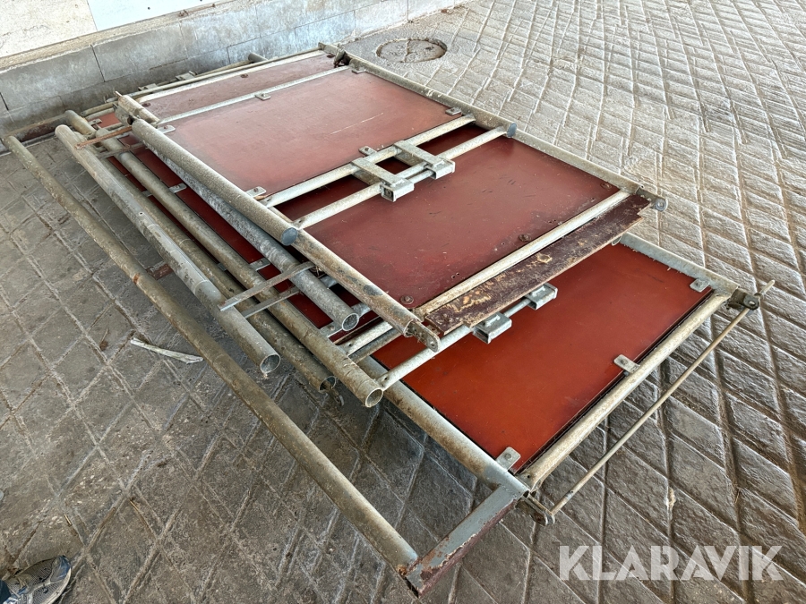 Grindar med plywoodskiva Bygglant 7st