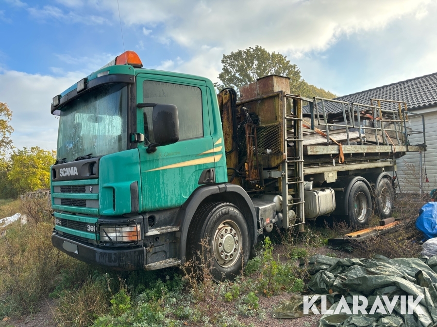 Mobil plattform Scania 360-chassi HIAB-FOCO