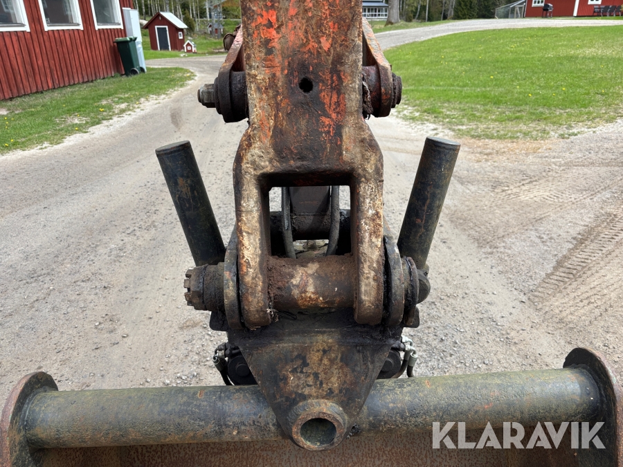Bandgrävare Atila 1202 med 3 st skopor och trailer