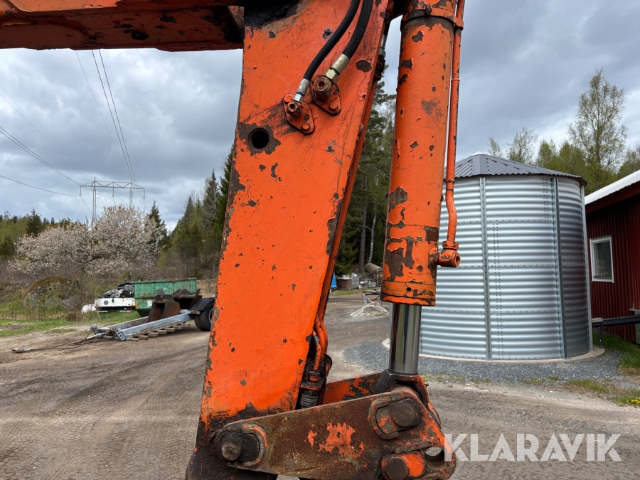 Bandgrävare Atila 1202 med 3 st skopor och trailer