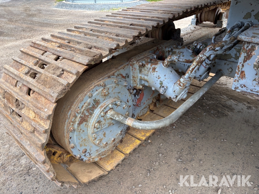 Bandgrävare Atila 1202 med 3 st skopor och trailer