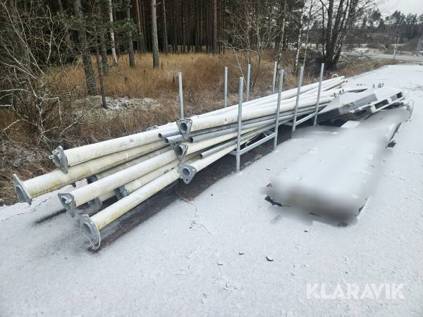 Flaggstänger och vikter