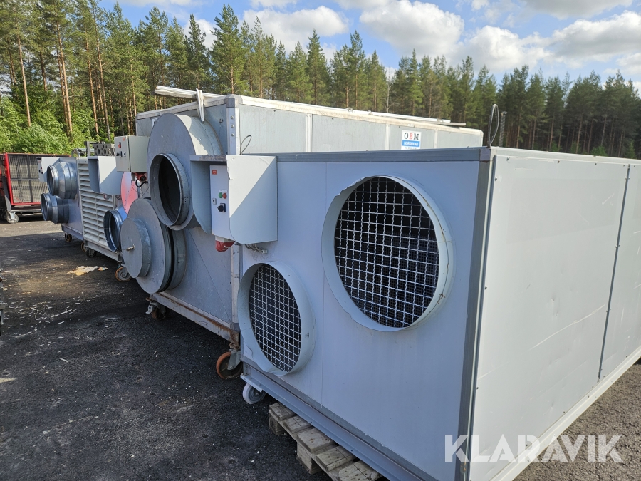 Hetvattenfläktar Cityheater / ATX1600 / ATX2000