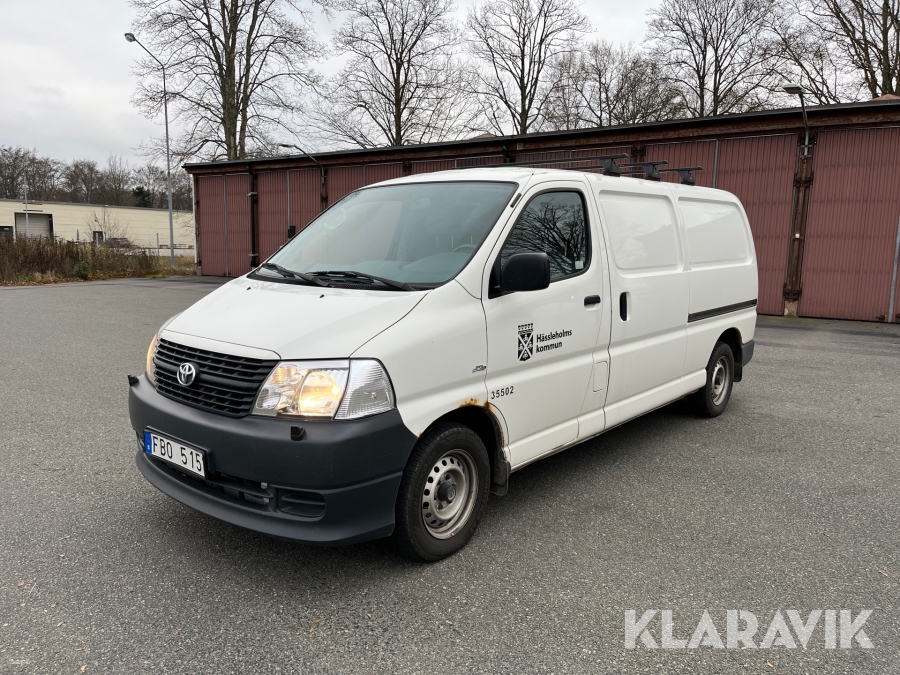 Skåpbil Toyota Hiace 2.5 D-4D (117hk)