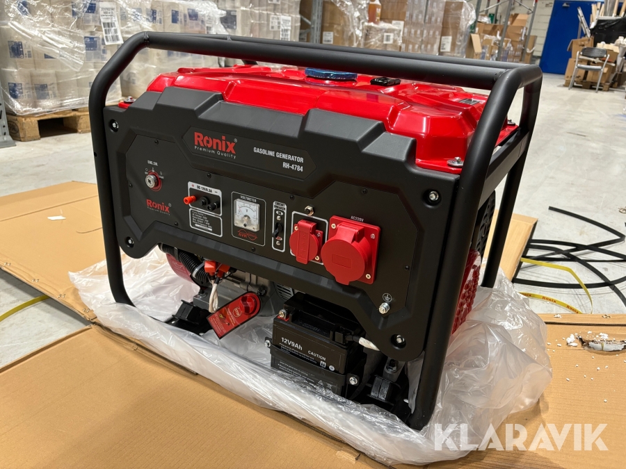 Bensindriven Generator 7.5Kw-25L / 10 kW motor 