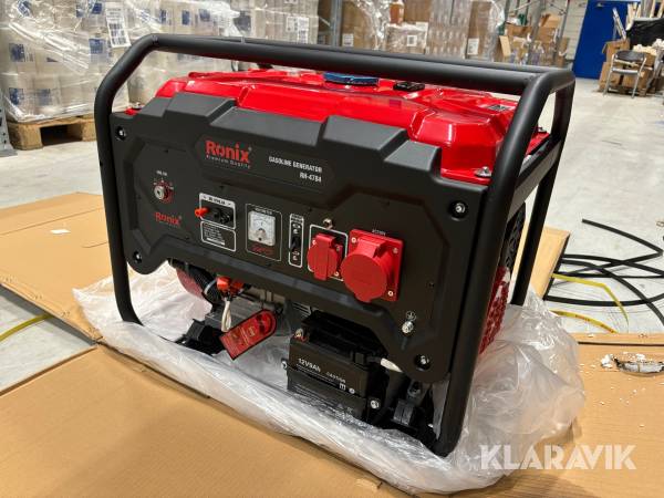 Bensindriven Generator 7.5Kw-25L / 10 kW motor 