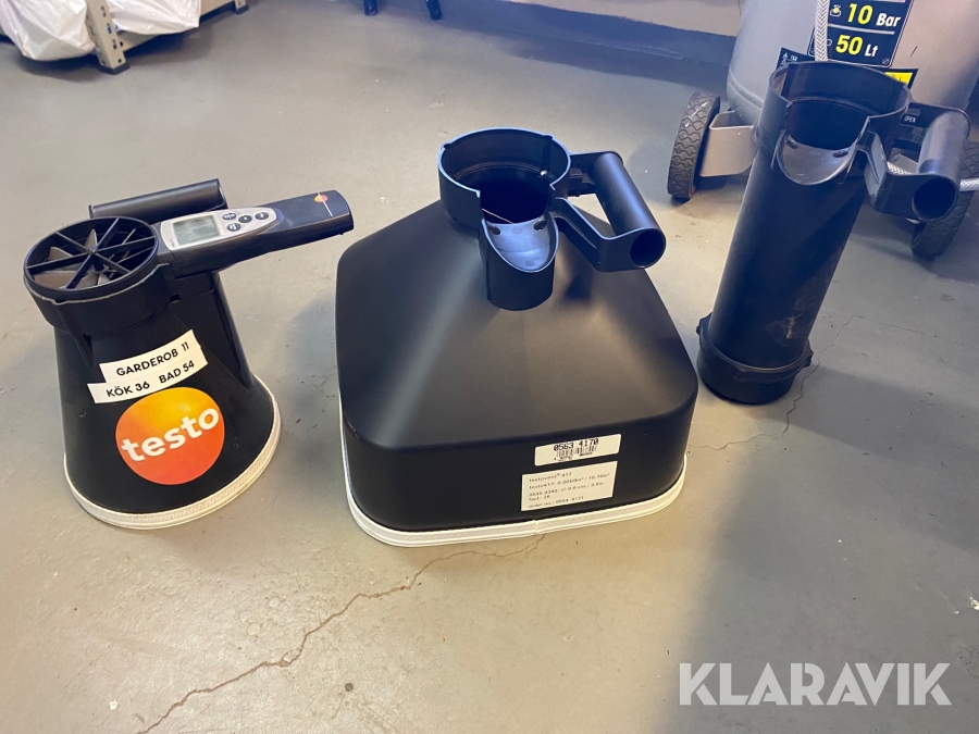 Luftflödesmätare till ventilationer Testo Testovent 417