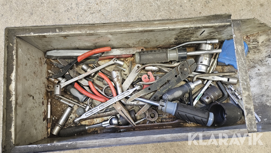 Parti med handverktyg