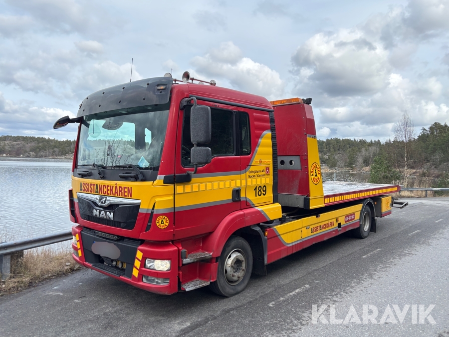 Bärgningsbil MAN 12.250 4X2 BL 2018, 250 Hk
