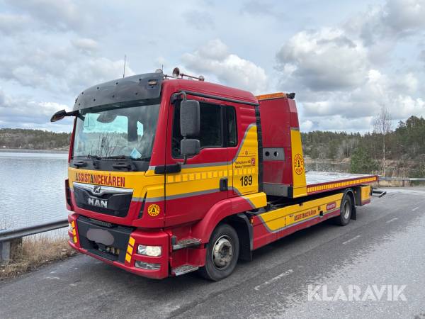 Bärgningsbil MAN 12.250 4X2 BL 2018, 250 Hk