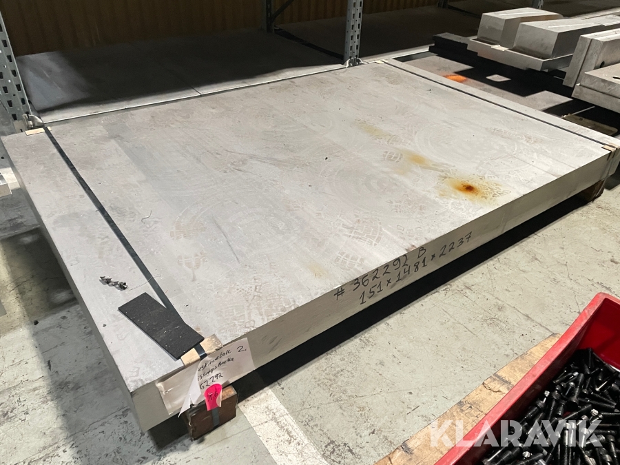 Fräsämne i aluminium 7075