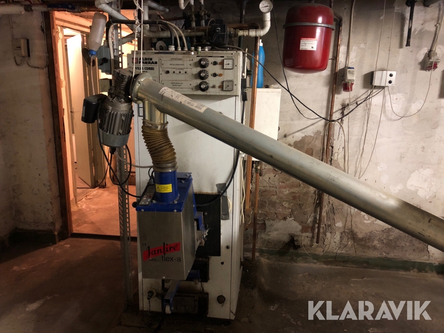 Pelletspanna för villa Janfire / Albin pannan Flex A /  Villa Combi 720