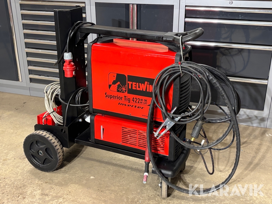 Svets Telwin Superior Tig 422 AC/DC HF/Lift vattenkyld
