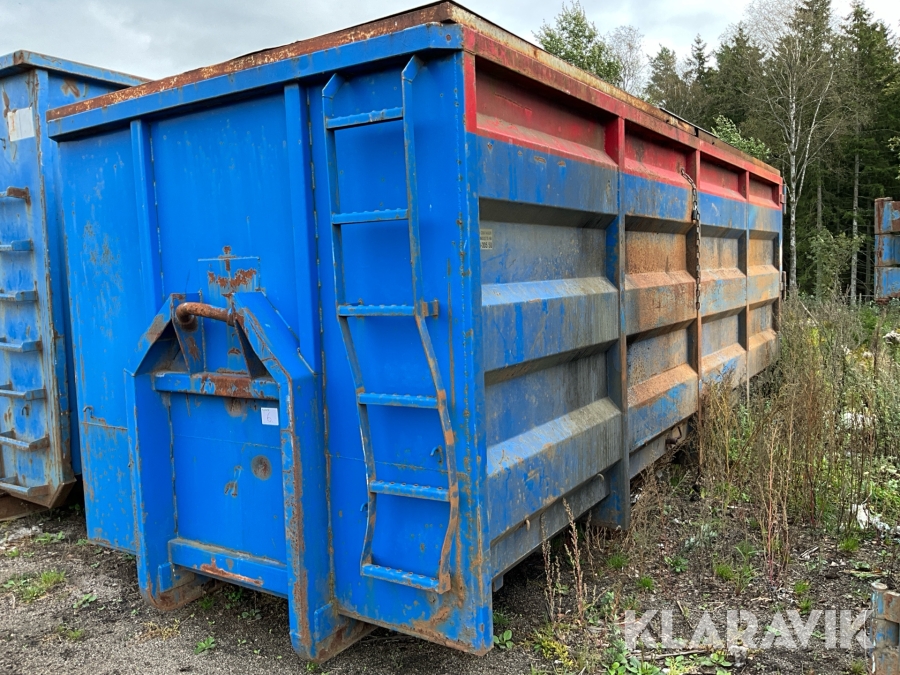 Lastväxlarcontainer 35 m3 med lock