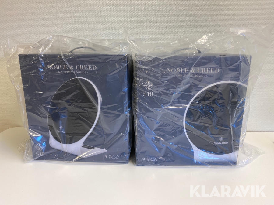 Blåtandshögtalare Noble & Creed S10 2 st nya