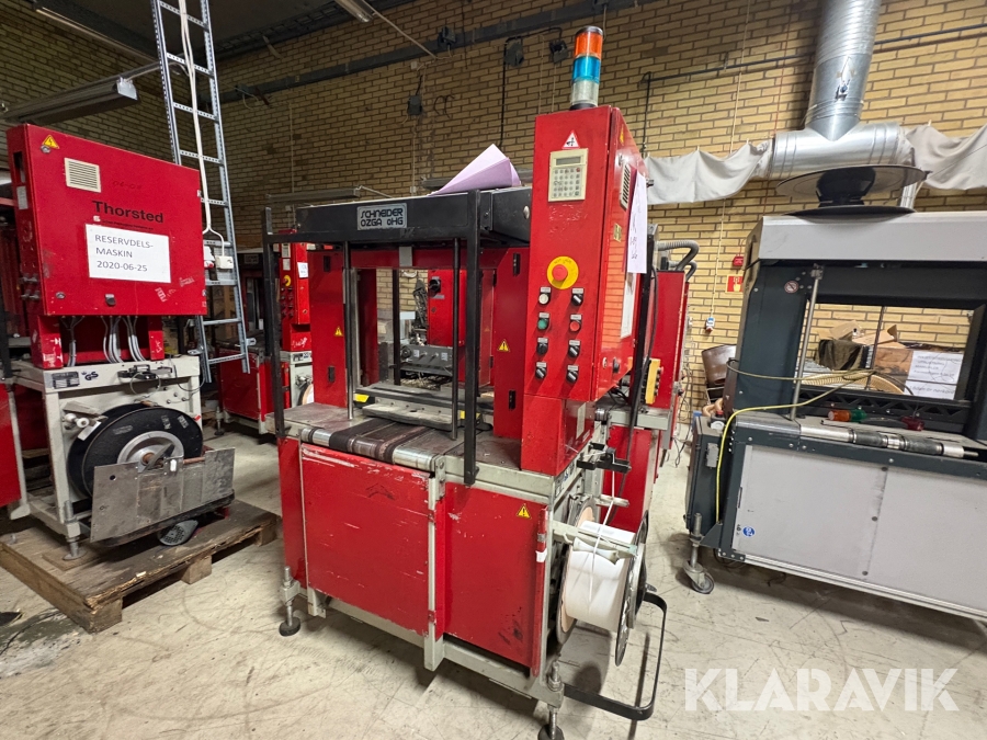 Automatisk bandmaskin Schneider Ozga för transportbana