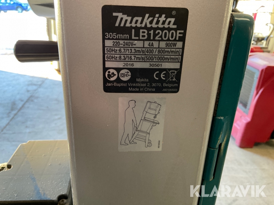 Klaravik Auktioner | Bandsåg LB1200F Makita