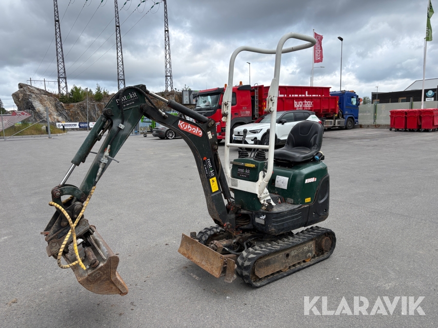 Minigrävare Kubota K008-3