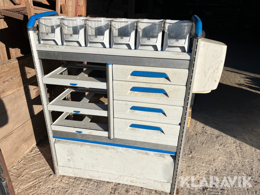 Bilinredning / skåpinredning Sortimo