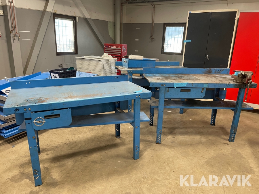 Verkstadsbord 3 st