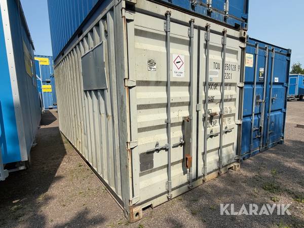 Container, 20 fot oisolerad med el