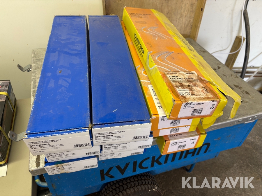 Rakbandad skruv Kartro/ Biltema 10 paket