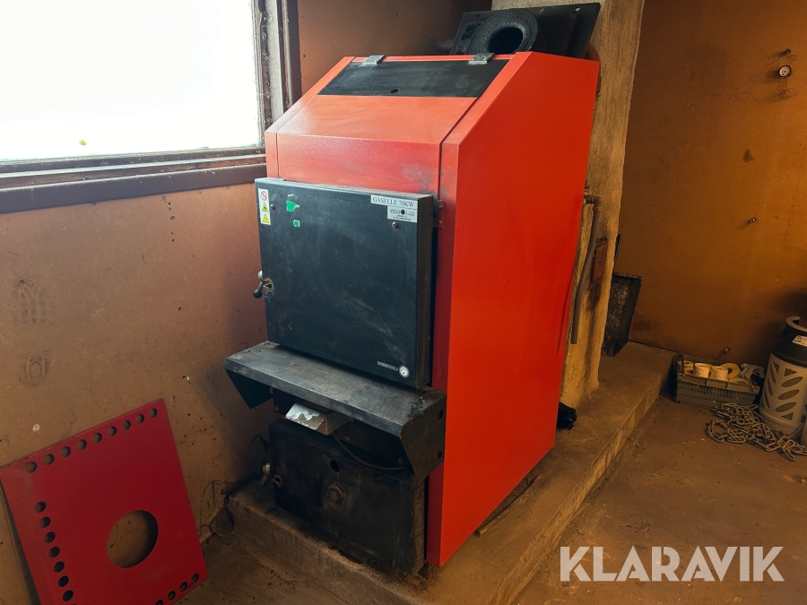 Vedpanna Gaselle Glup 70 VF 70 kW med tank 4 kubik