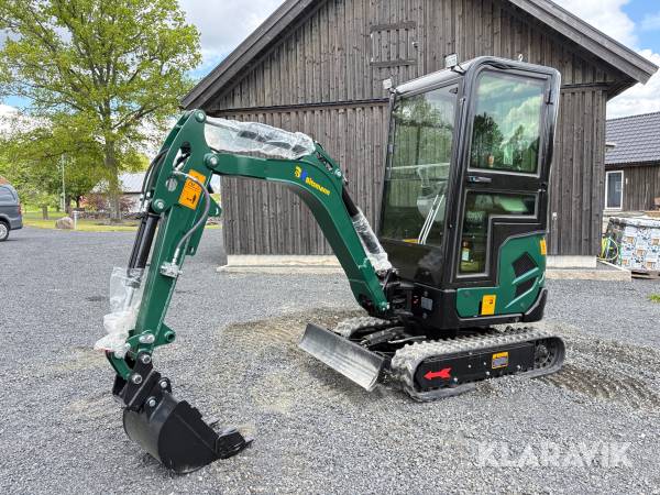 Grävmaskin Bitsmann BSM18 med Kubotamotor