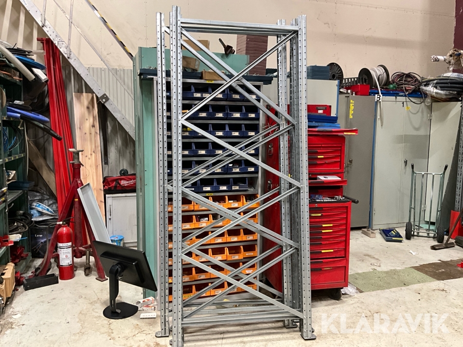 Pallställ 3 st sektioner komplett