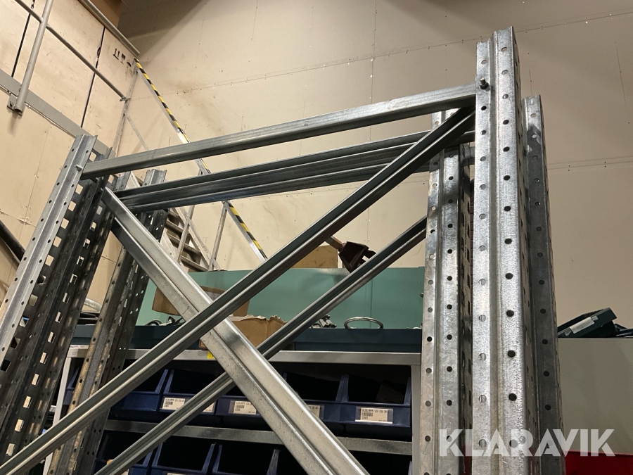 Pallställ 3 st sektioner komplett