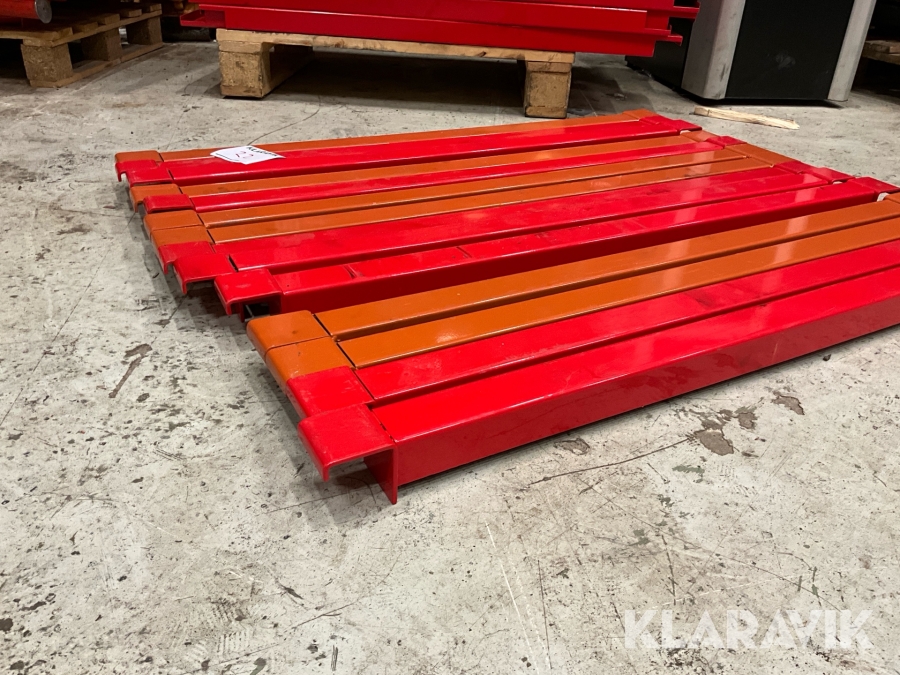 Pallställ 3 st sektioner komplett