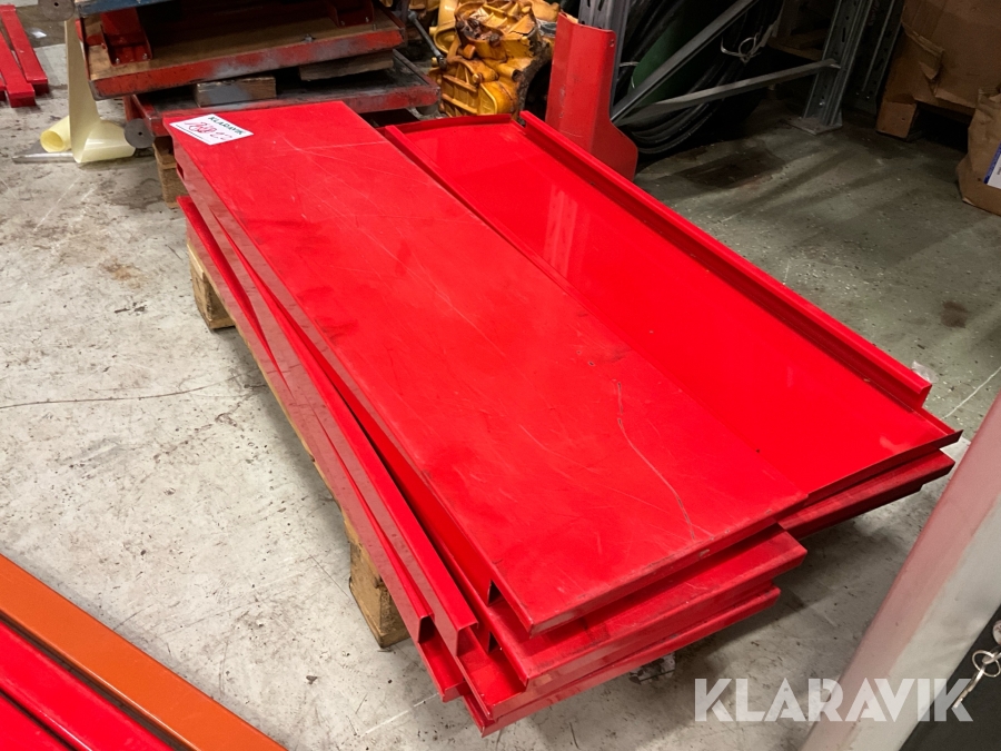 Pallställ 3 st sektioner komplett