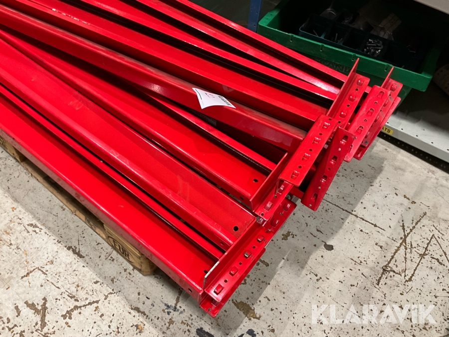 Pallställ 3 st sektioner komplett