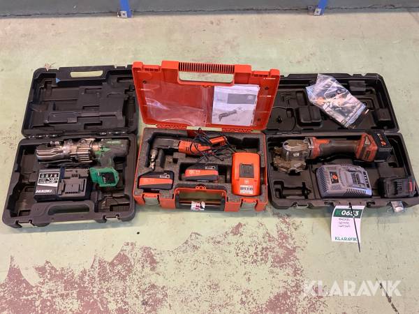 Kap/klippverktyg för metall 3st